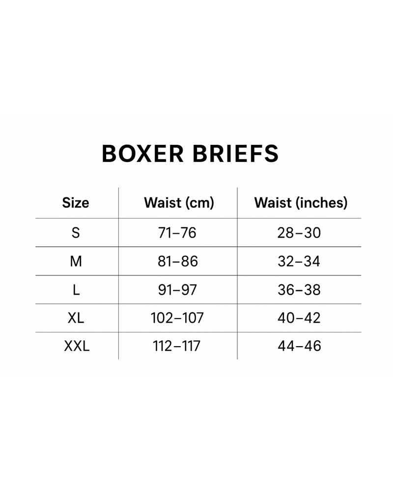4 cotton boxers (4 colors)