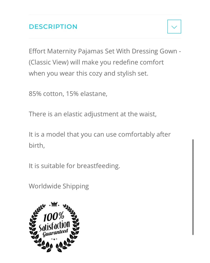 Maternity set– 3 pieces with Elegant Lace Details pink