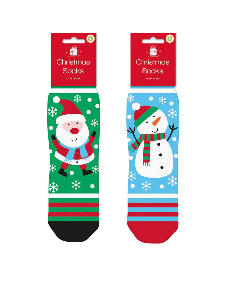 Pack of 2 pairs Christmas socks