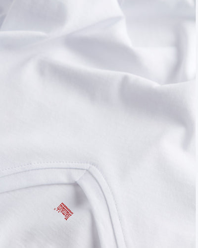 COTTON V neck  white