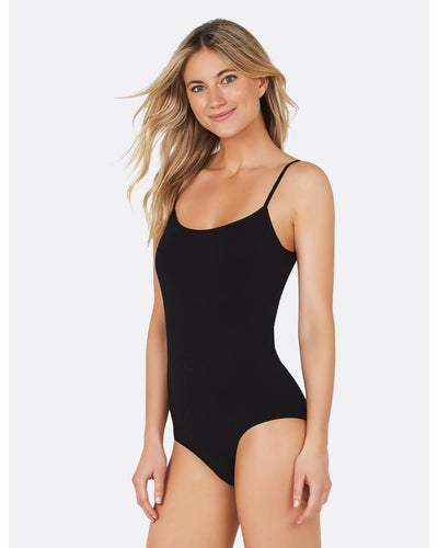 Bodysuit undershirt thin strap - Black