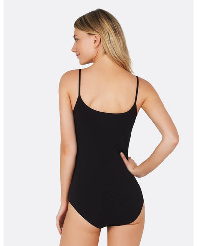 Bodysuit undershirt thin strap - Black