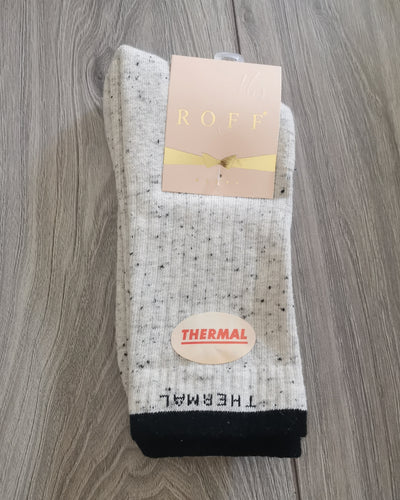 1 pair Thermal socks gray