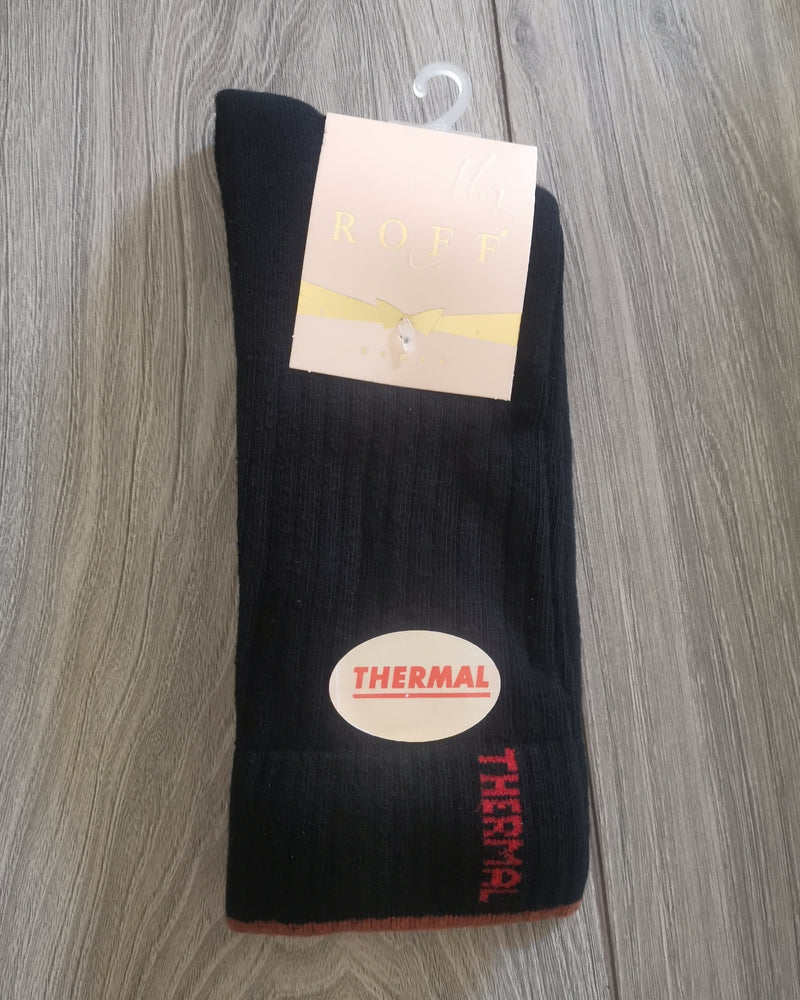 1 pair Thermal socks black