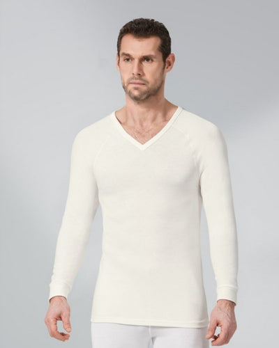 Thermal undershirt off white