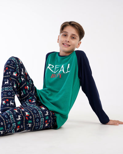 Christmass pyjama interlock