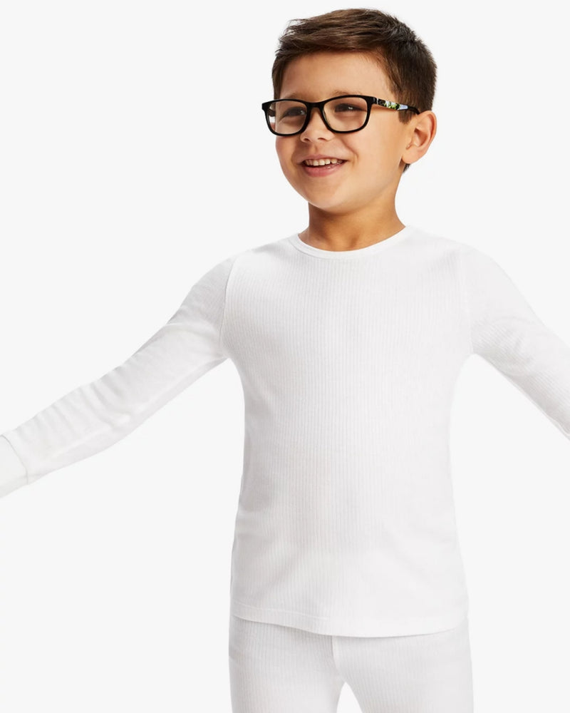 1 unisex thermal undershirt off white