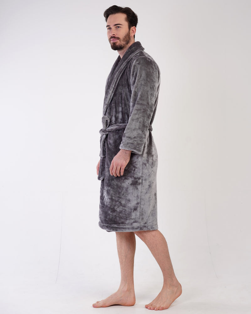 Luxurious Welsoft robe gray